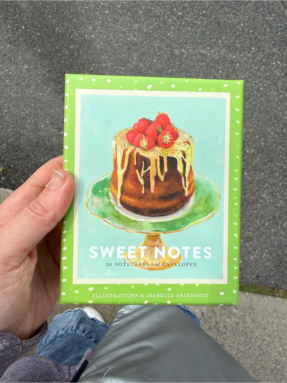 Sweet Notes Notecard box set of 20 with designs by Isabelle Arsenault